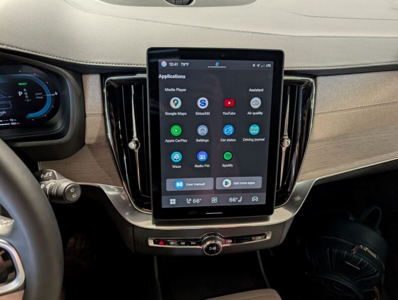 The Center Screen On The 2025 Volvo Xc90 T8 Ultra Phev