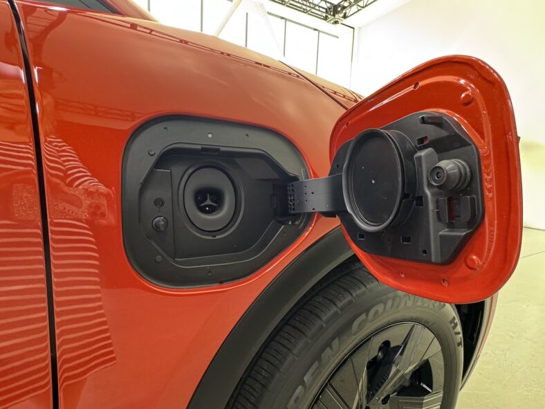 The Nacs Charge Port On The Subaru Uncharted