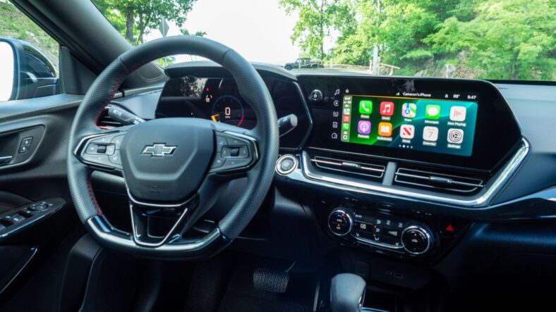 The driver's section of the 2025 Chevrolet Trax