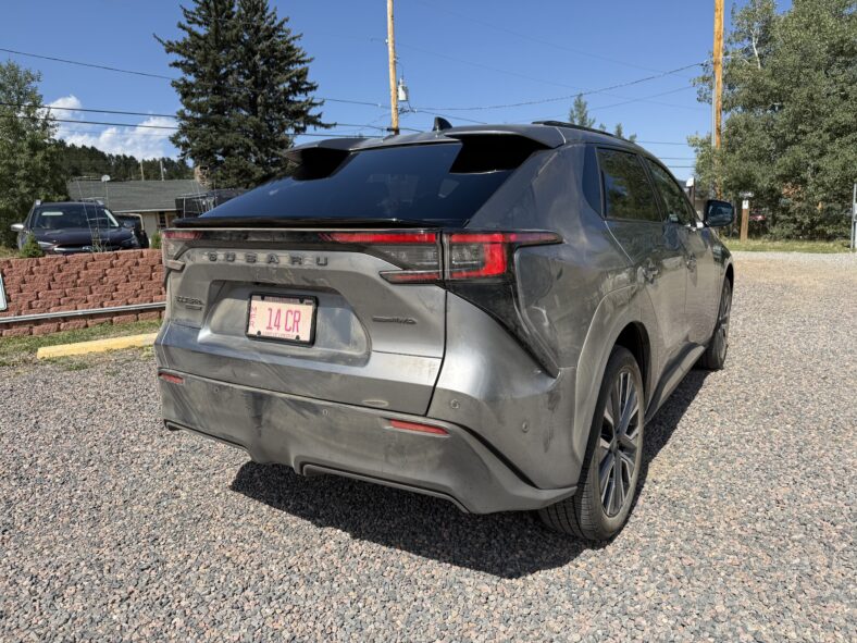 The Rear End Of The 2026 Subaru Solterra