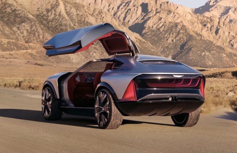 The Rear End Of The Cadillac Elevated Velocity
