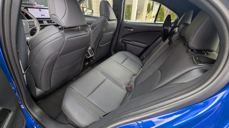 5 Things You Should Know Before You Buy a 2025 Lexus UX 300h F SPORT Handling 4 The Rear Seats Of The 2025 Lexus Ux 300H F Sport Handling