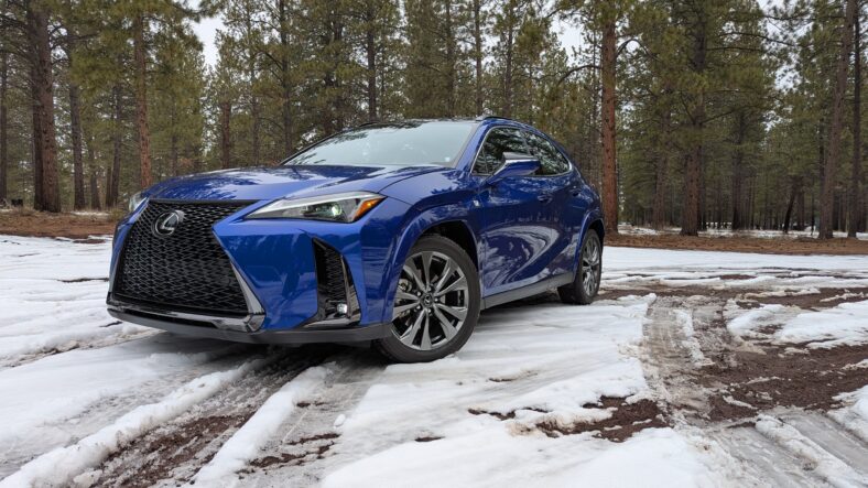 Toyota's New Feature Makes It Easier for Domestic Violence Survivors Across the Nation to Take Back Control 6 The Front End Of The 2025 Lexus Ux 300H F Sport Handling