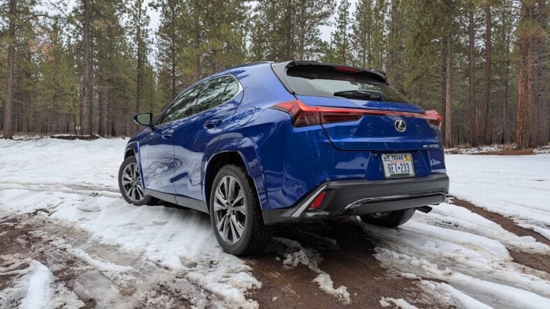 5 Things You Should Know Before You Buy a 2025 Lexus UX 300h F SPORT Handling 3 The Rear End Of The 2025 Lexus Ux 300H F Sport Handling