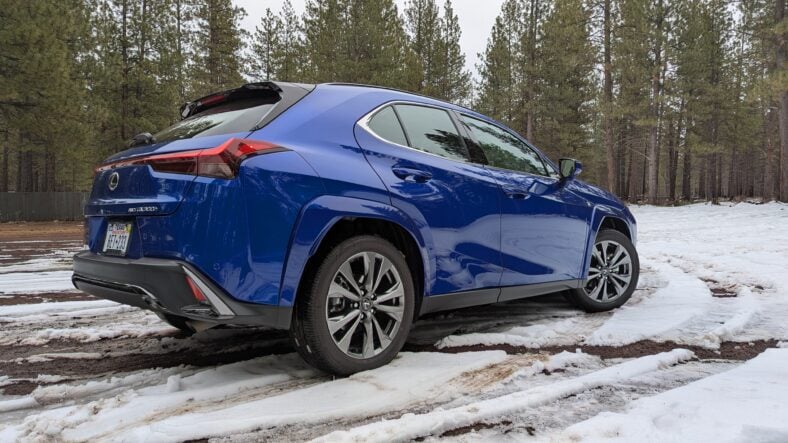 5 Things You Should Know Before You Buy a 2025 Lexus UX 300h F SPORT Handling 6 The Rear Quarter Of The 2025 Lexus Ux 300H F Sport Handling