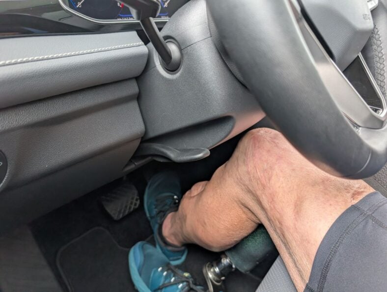 My Foot In The Footwell Of The 2025 Vw Jetta Sel
