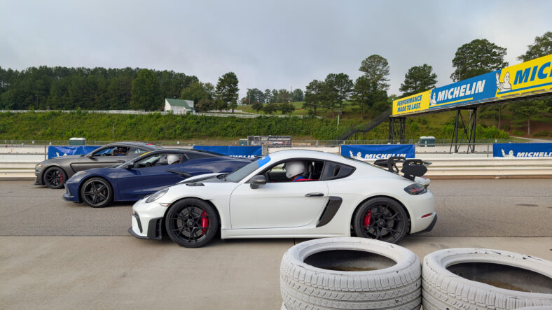 Three Race Ready Cars Equipped With Michelin Pilot Sport All-Season Tires