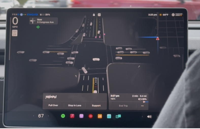 I Took a Tesla Robotaxi Around Austin and This is What It’s Like—And Why I Feel Safe 8 That'S A Lot Of Traffic For A Sunday In Austin!