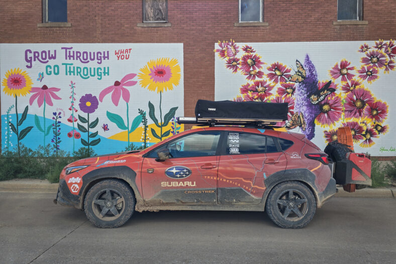 How I Survived 29 Days and 7,163 Miles of (Mostly) Dirt Roads In a Subaru Crosstrek—With My Husband 4 The Side Profile Of The 2025 Subaru Crosstrek Wilderness Andy And Mercedes Lilienthal Used To Traverse The Transamerica Trail