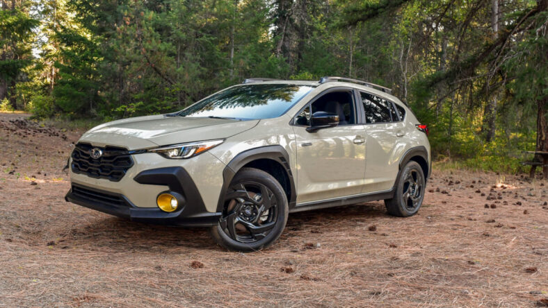 The Front Quarter End Of The 2026 Subaru Crosstrek Sport Hybrid