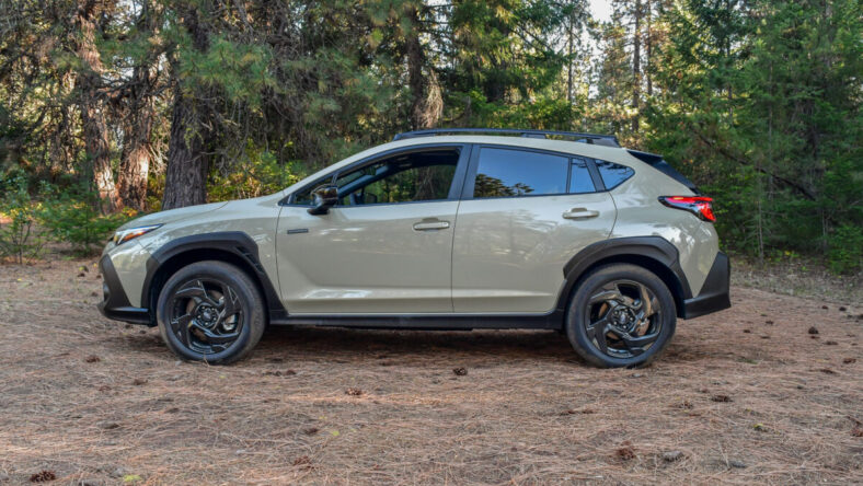 The Side Profile Of The 2026 Subaru Crosstrek Sport Hybrid