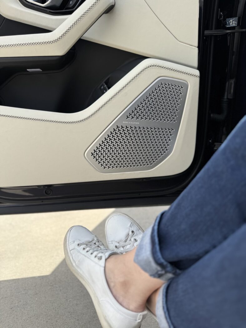 Even The Speaker Panels Feature The Iconic Lamborghini Y Imprint