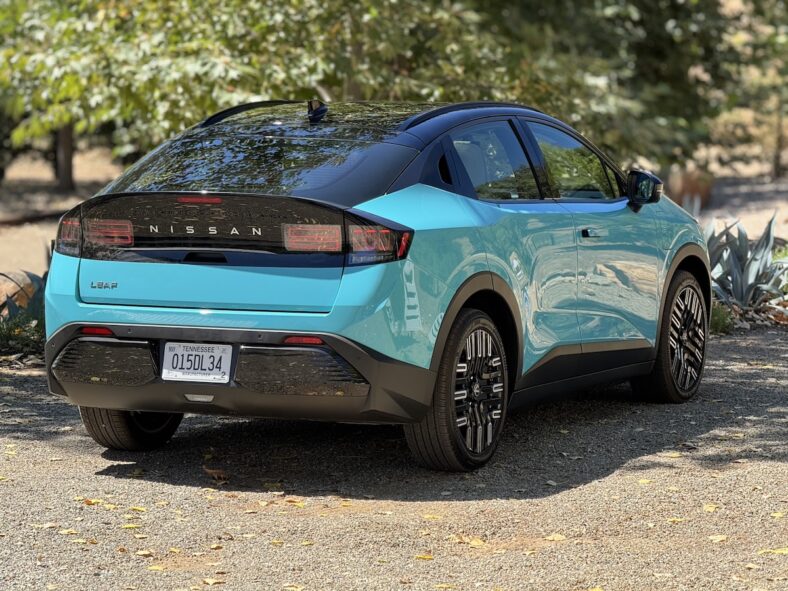 The Rear End Of The 2026 Nissan Leaf