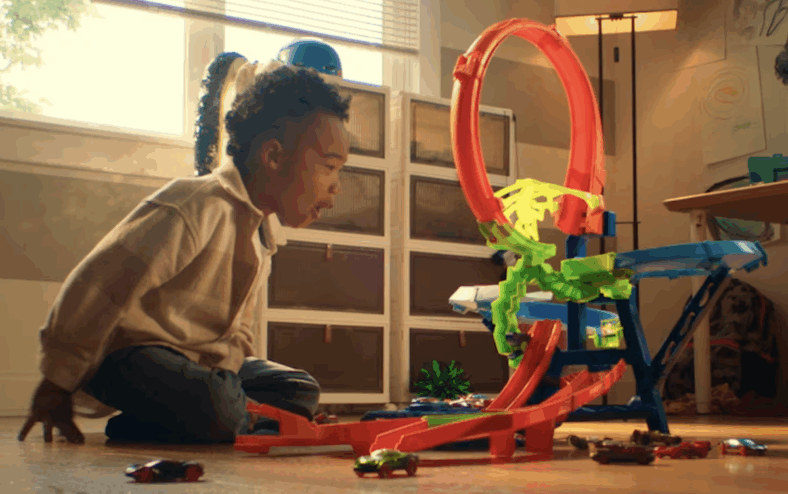 Boys Love Playing With Hot Wheels