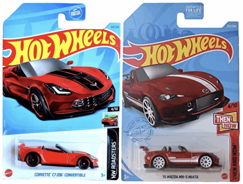 Chevrolet Corvette And Mazda Miata