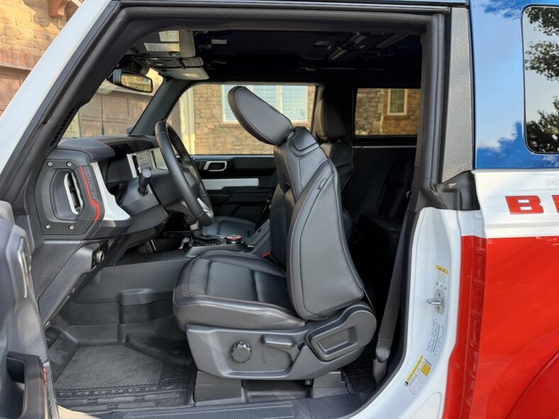 What Makes the Ford Bronco Stroppe Edition So Cool? We Test Drove It to Find Out! 7 Access To The Two Rear Seats Is A Bit Narrow In The Ford Bronco Stroppe Edition