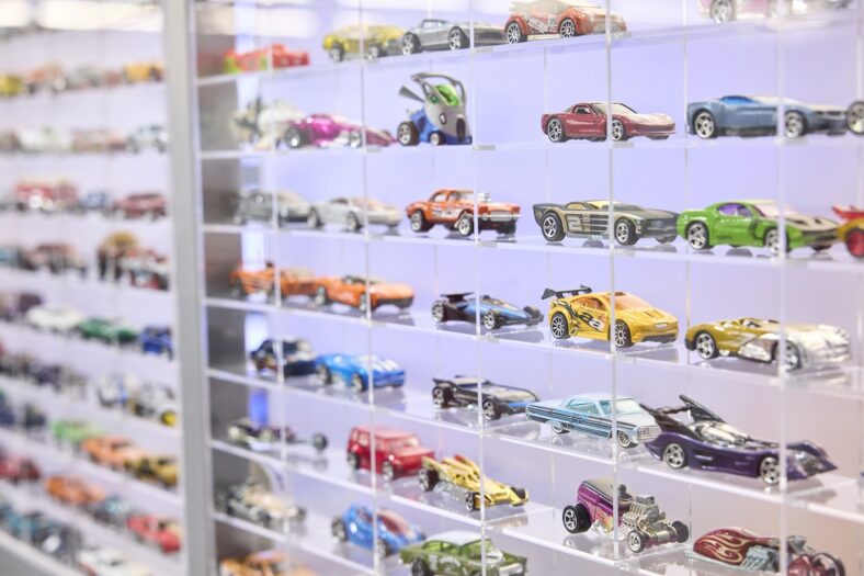 Among The Displays That Line The Hallways At Mattel'S Design Center Is The Full Collection Of Cars
