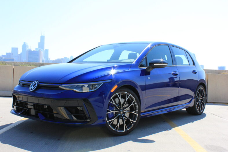 The Front End Of The 2025 Vw Golf R 2.0T