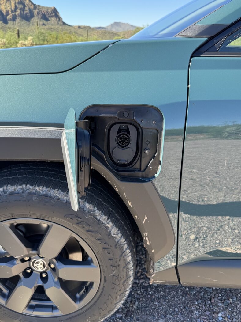 The Phev Charge Port In The 2026 Toyota Rav4