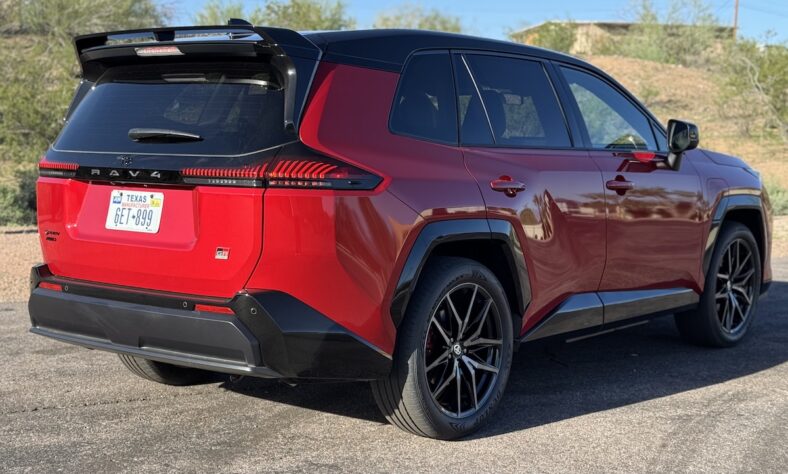 The Rear Of The 2026 Toyota Rav4 Gr Sport