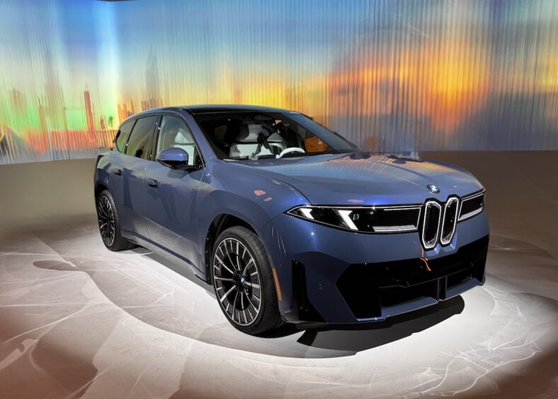 The Bmw Ix3 In Ocean Wave Blue