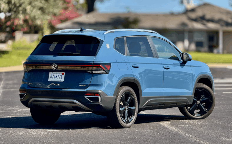 The Rear End Of The 2025 Vw Taos