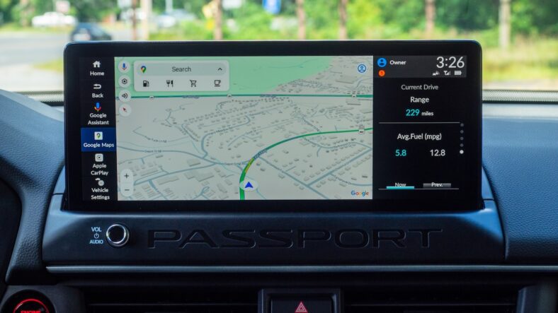 The Multimedia Screen In The 2026 Honda Passport