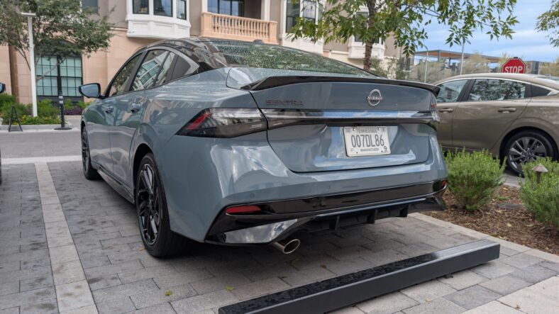 The Rear End Of The All-New 2026 Nissan Sentra Sr