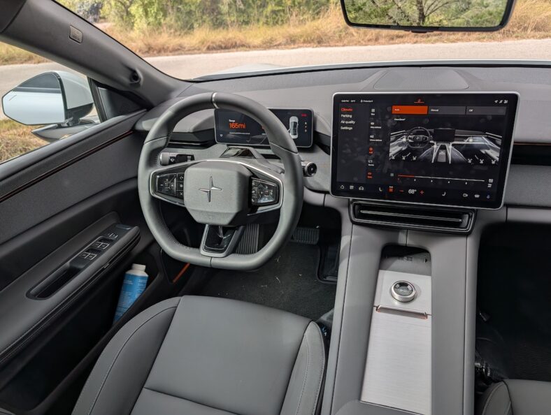 The View From The Driver'S Seat In The Polestar 4