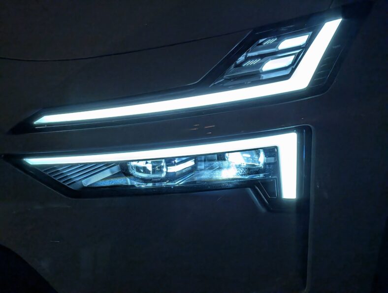 The Premium Headlights On The Polestar 4