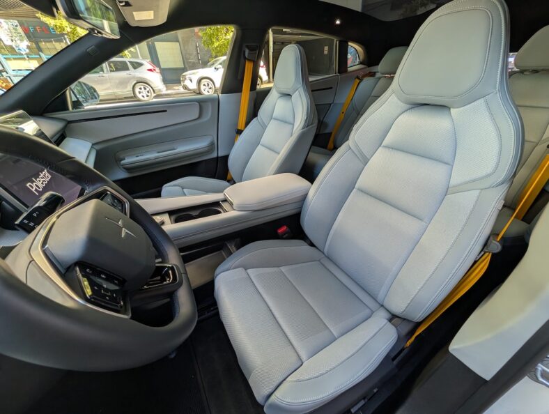 The Interior Of The 2026 Polestar 4 Features Premium Recycled, Renewable And Upcycled Matereials