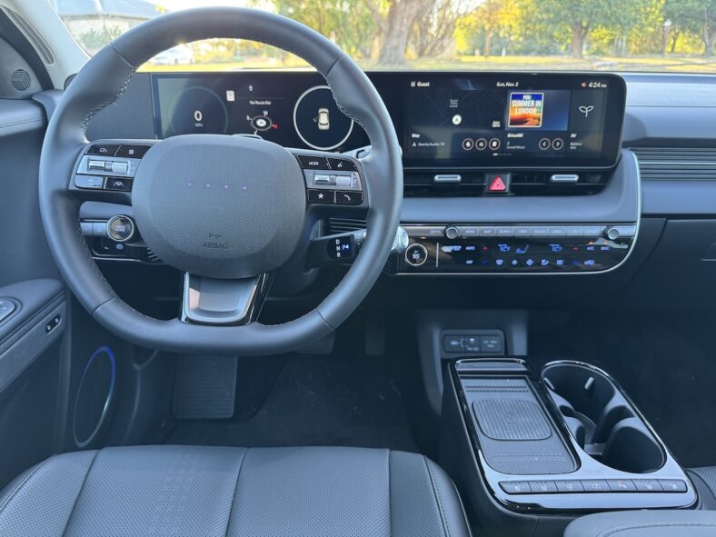 The View From The Driver'S Seat In The 2025 Hyundai Ioniq 5 Limited