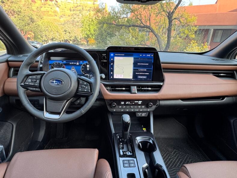 The Front Driver'S Seat Of The 2026 Subaru Outback
