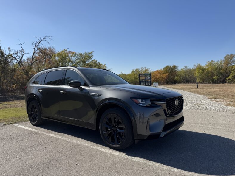 The Front Quarter End Of The 2026 Mazda Cx-90 3 Row Suv