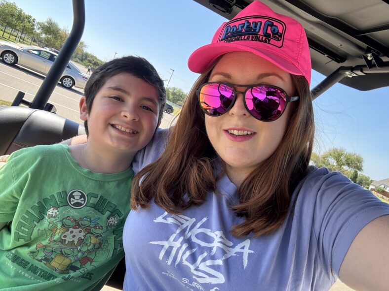 My Son And I In The Kawasaki Nav 4E Limited Electric Side By Side