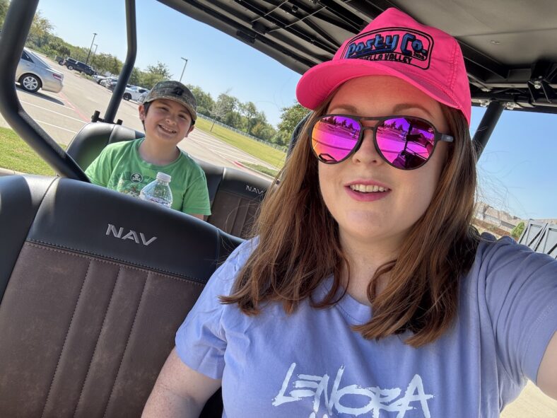 My Son Really Loved Riding Around In The Kawasaki Nav 4E Even Though He Had To Ride In The Rear Seat Electric Side By Side