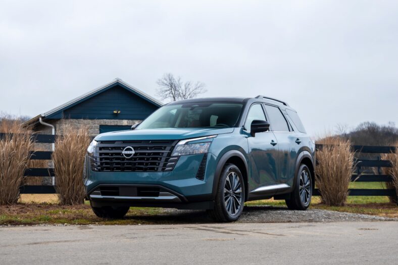 The Updated Front End Of The 2026 Nissan Pathfinder