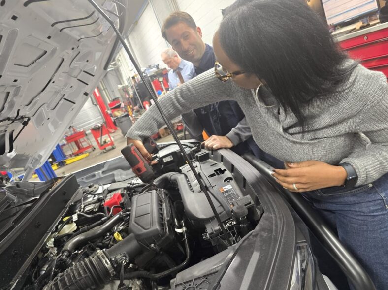 Putting On The Engine Cover Myself, With Russ'S Tools