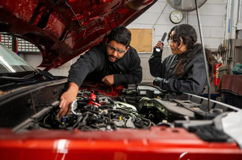 Students In The Ford Auto Tech Scholarship Program