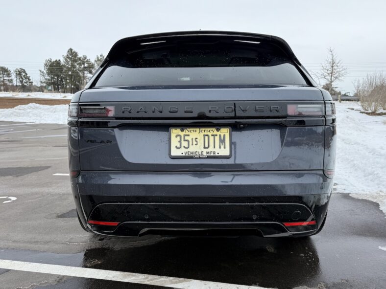 I Wasn't Expecting This in the 2025 Range Rover Velar. And That Was Good 8 The Rear Of The 2025 Range Rover Velar