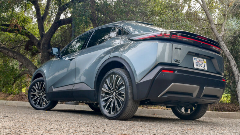 The Rear Quarter End Of The 2026 Toyota C-Hr Xse