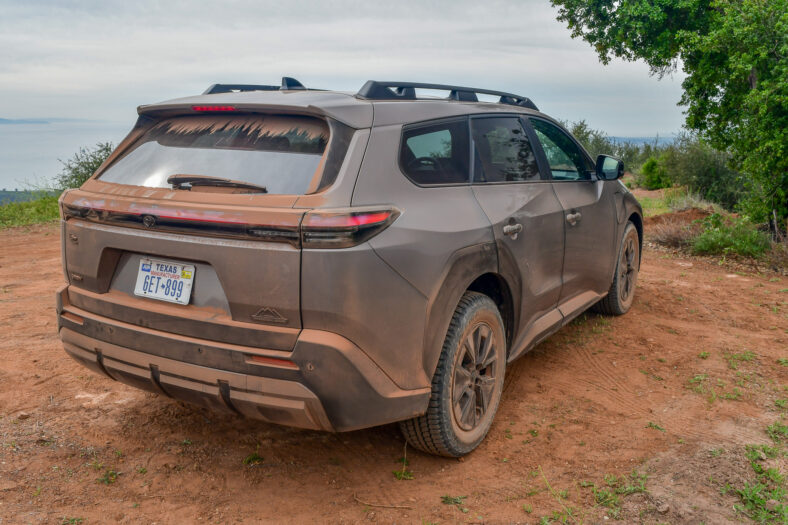 The Rear End Of The 2026 Toyota Bz Woodland