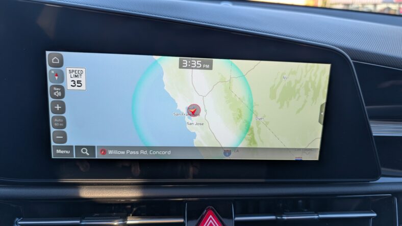 The Range Visualization Tool In The Kia Niro Ev Wave