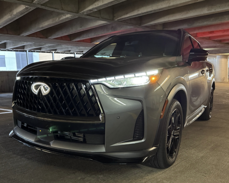 The 2026 Infiniti Qx60'S New Headlights And Lighted Front Badge