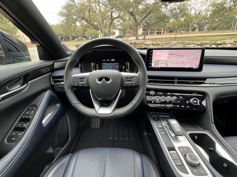 The View From The Driver'S Seat In The 2026 Infiniti Qx60