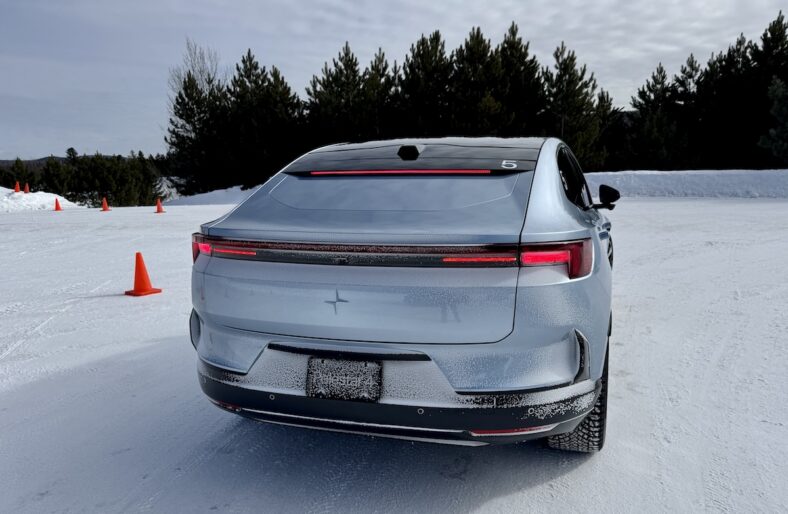 The Rear End Of The Polestar 4