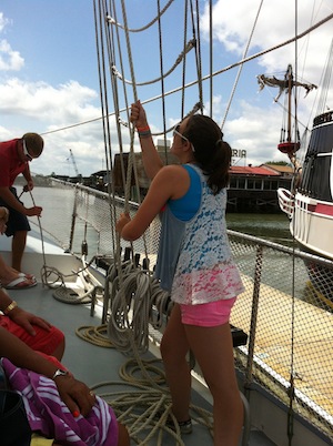 Hoisting The Sail