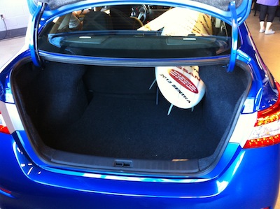 Trunk With Surfboard
