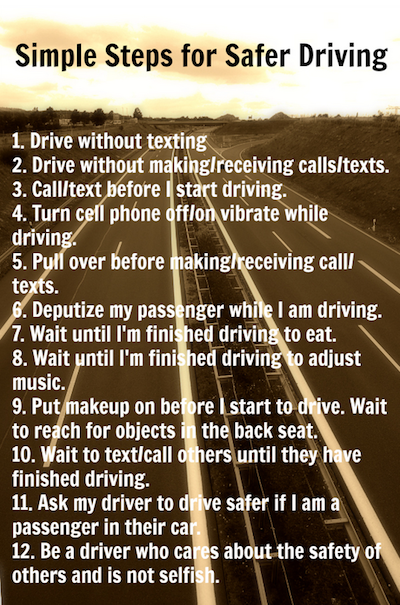 Distracted Driving Tips